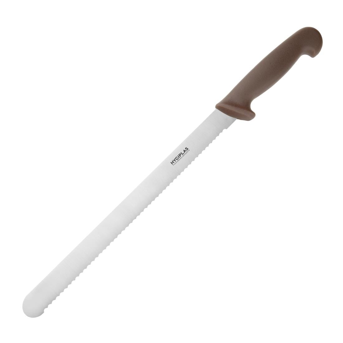 Hygiplas Slicer Serrated Brown Knife 305mm • PAS-FX118
