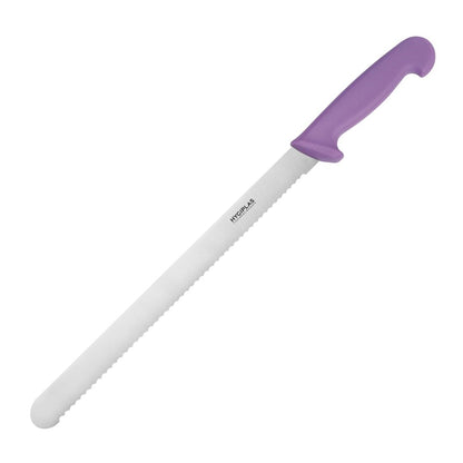 Hygiplas Slicer Serrated Purple Knife 305mm • PAS-FX119