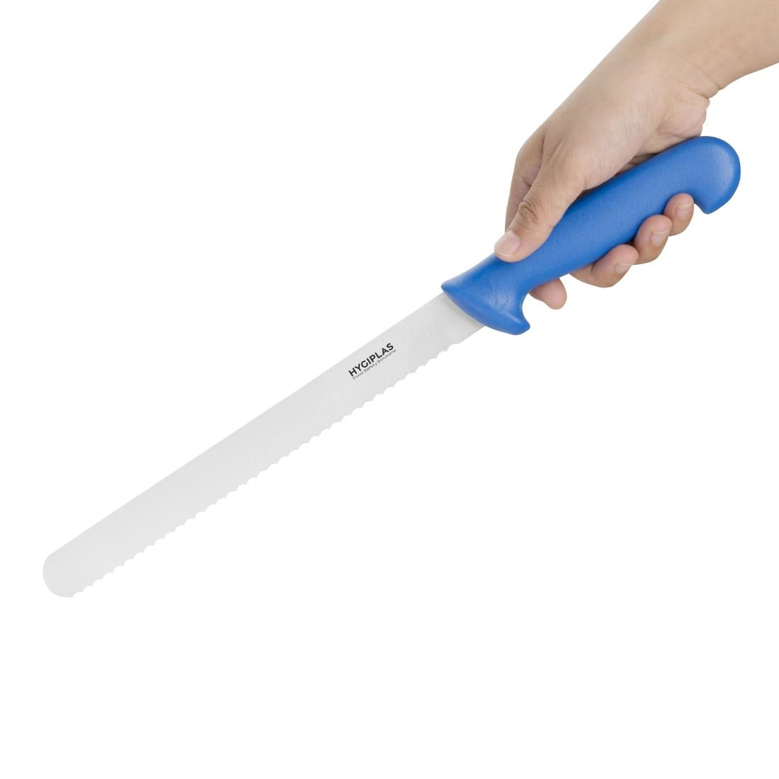 Hygiplas Slicer Serrated Blue 250mm • PAS-FX120