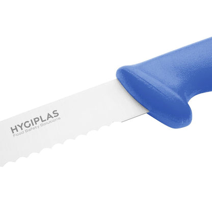 Hygiplas Slicer Serrated Blue 250mm • PAS-FX120