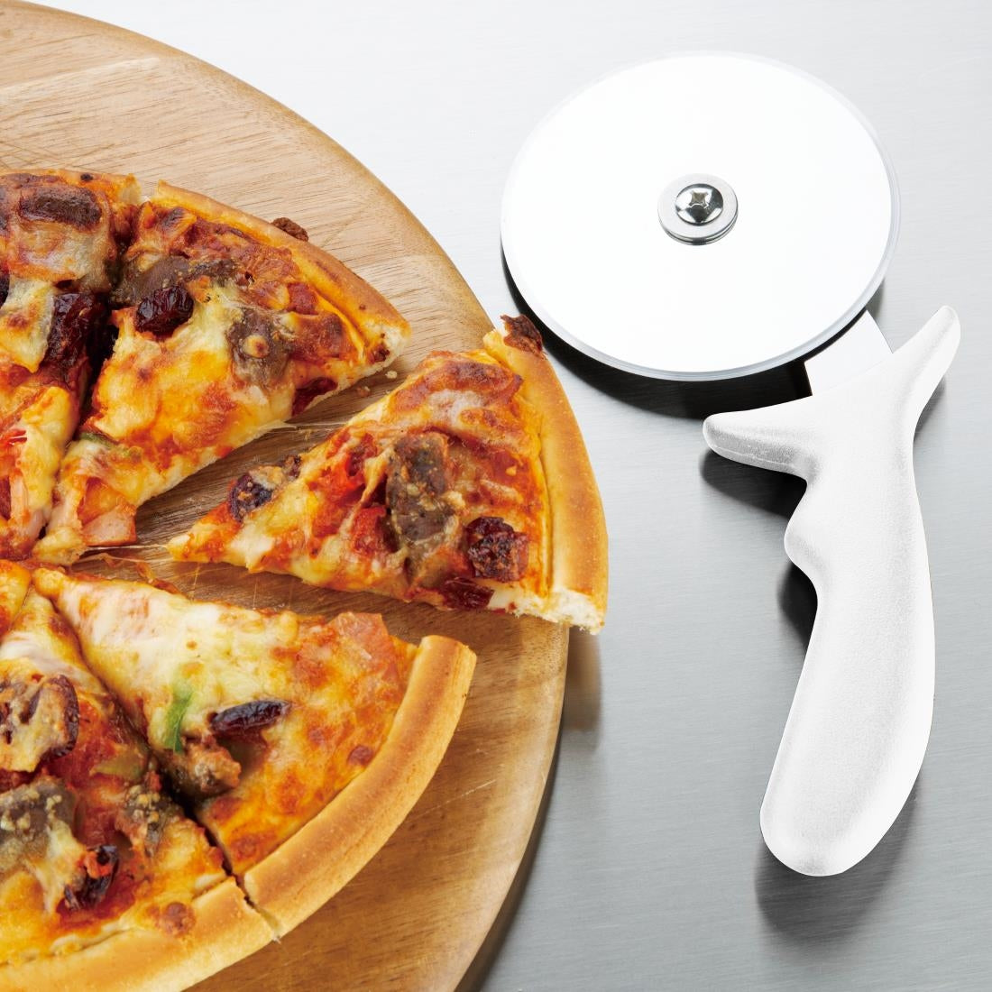 Hygiplas Pizza Wheel White 100mm • PAS-FX133