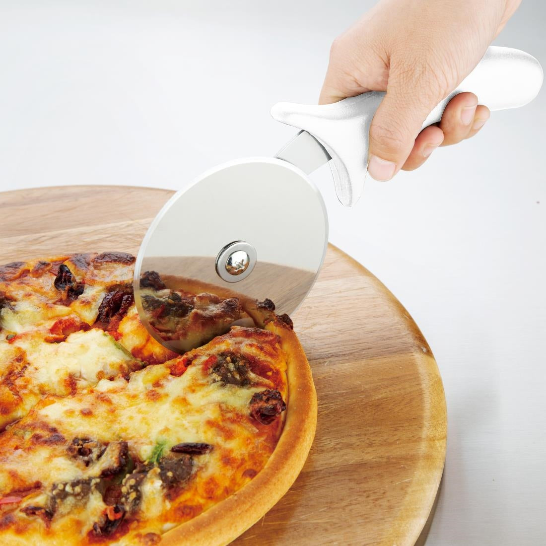 Hygiplas Pizza Wheel White 100mm • PAS-FX133