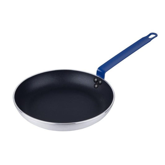 Hygiplas Aluminium Teflon Platinum Plus Frying Pan with Blue Handle 280mm • PAS-HT972