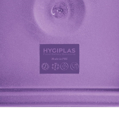 Hygiplas Square Food Storage Container Lid Purple Small • PAS-FX143