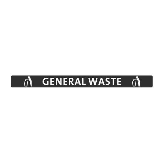 Jantex Slim Bin Lid General Waste Label • PAS-FX193