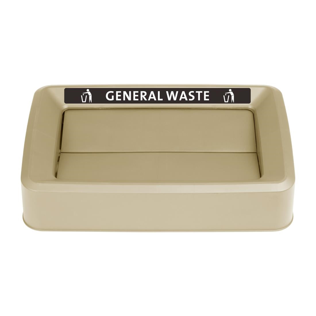 Jantex Slim Bin Lid General Waste Label • PAS-FX193