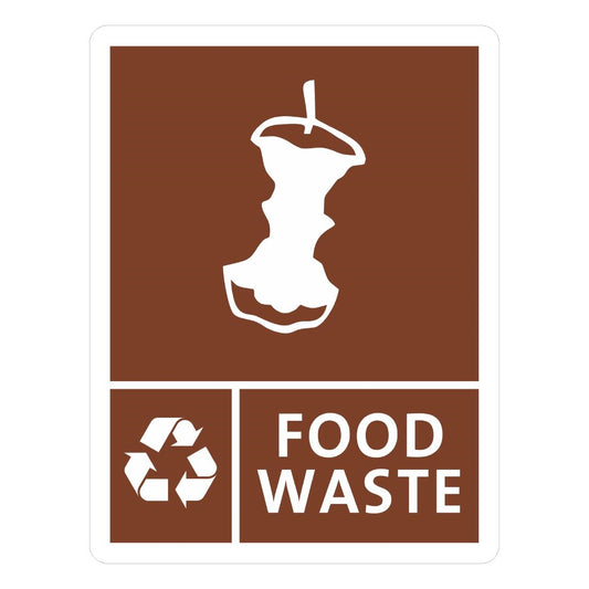 Jantex Slim Bin Food Waste Label • PAS-FX194