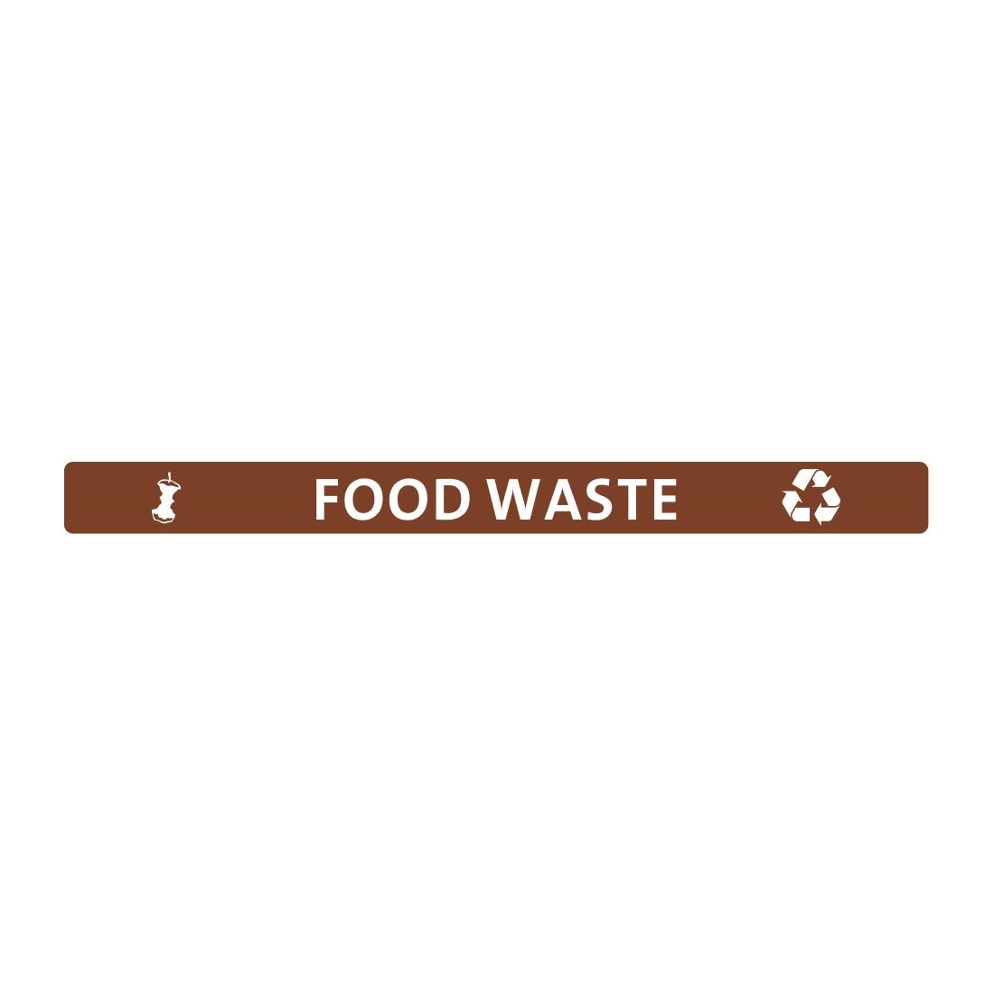 Jantex Slim Bin Lid Food Waste Label • PAS-FX195