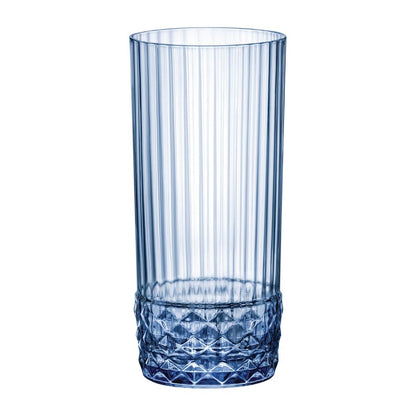 Bormioli Rocco America 20s Cooler Glasses 490ml Sapphire Blue (12 Pack) (Pack of 12) • PAS-FY002
