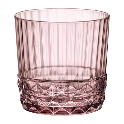 Bormioli Rocco America 20s Rocks Glasses Lilac Rose 300ml (6 Pack) • PAS-FY009