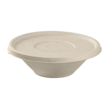 BioPak BioCane Takeaway Bowls Natural 940ml 32oz (400 Pack) (Natural Colourway | 940ml / 37" | Pack of 400) • PAS-DU628