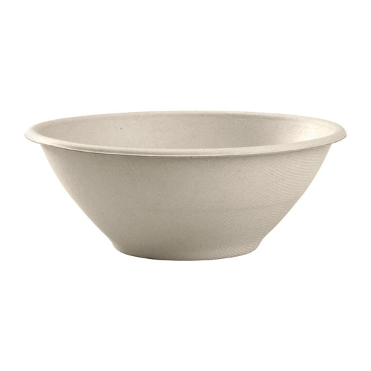 BioPak BioCane Takeaway Bowls Natural 1180ml 40oz (400 Pack) (Natural Colourway | 1180ml / 46" | Pack of 400) • PAS-DU630