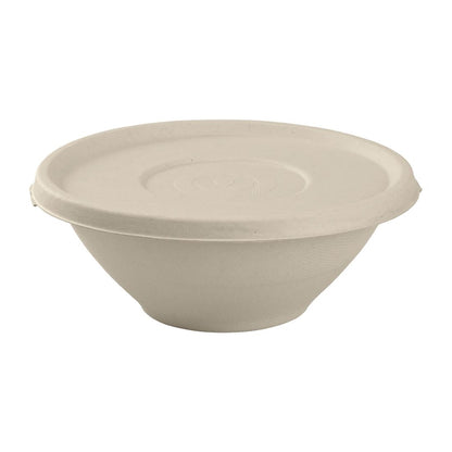 BioPak BioCane Takeaway Bowls Natural 1180ml 40oz (400 Pack) (Natural Colourway | 1180ml / 46" | Pack of 400) • PAS-DU630