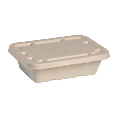 BioPak BioCane Takeaway Bases Natural - 750ml (500 Pack) (Natural Colourway | 750ml / 25.3oz| Pack of 500) • PAS-DU620