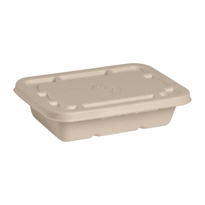 BioPak BioCane Takeaway Bases Natural 500ml (500 Pack) (Natural Colourway | 500ml / 16.9oz| Pack of 500) • PAS-DU637