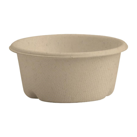 BioPak BioCane Natural Sauce Cups - 60ml (1000 Pack) (Natural Colourway | 60 ml  / 2oz | Pack of 1000) • PAS-DU647