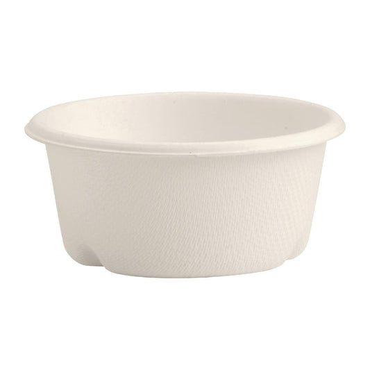 BioPak BioCane White Sauce Cups - 60ml  (Pack 1000) • PAS-DU648