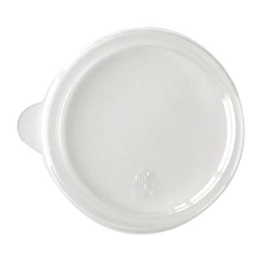 BioPak PET Lid for BioCane Sauce Cup 60ml Clear (Pack of 1000) • PAS-FY058