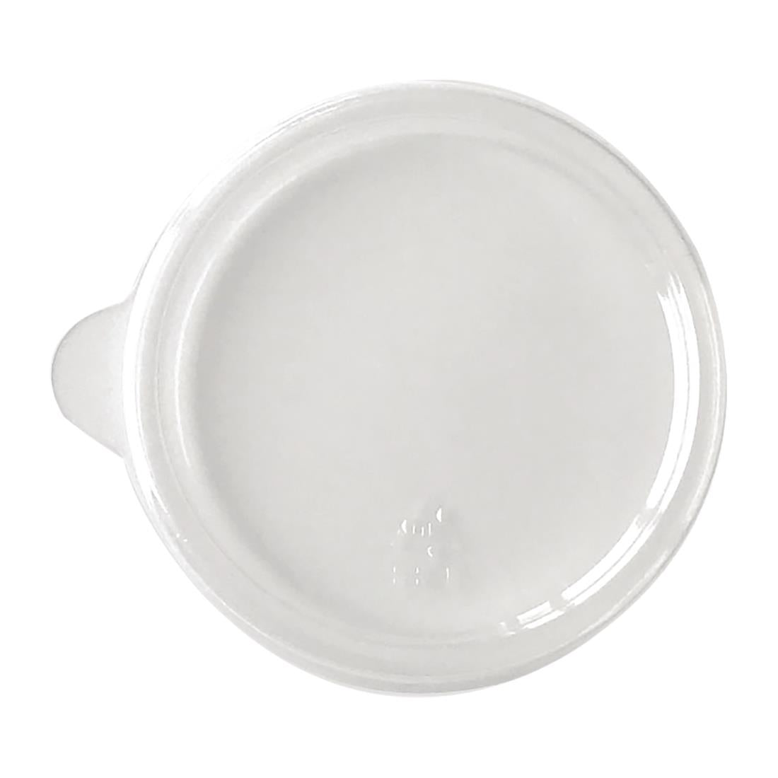 BioPak PET Lid for BioCane Sauce Cup 60ml Clear (1000 Pack) (Pack of 1000) • PAS-FY058