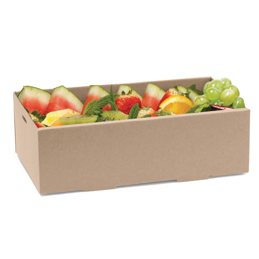 BioPak BioBoard Catering Tray Bases Extra Small (100 Pack) (Home Compostable | Pack of 100 | Fits Lid FY076) • PAS-FY071