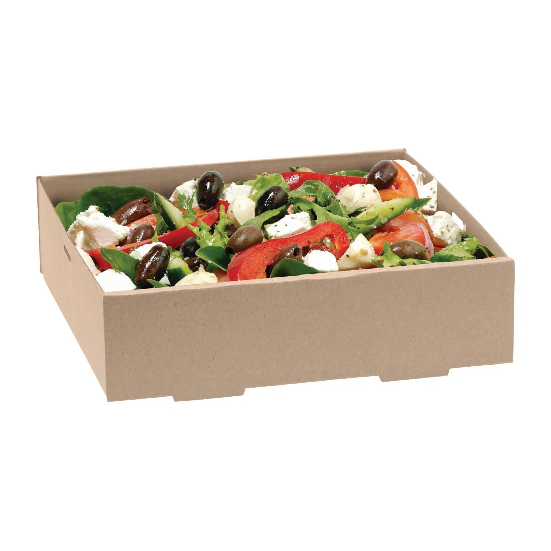 BioPak BioBoard Catering Tray Bases Small (100 Pack) (Home Compostable | Pack of 100 | Fits Lid FY077) • PAS-FY072