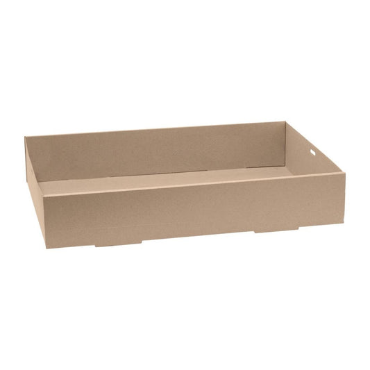 BioPak BioBoard Catering Tray Bases Extra Large (Pack of 50) • PAS-FY075