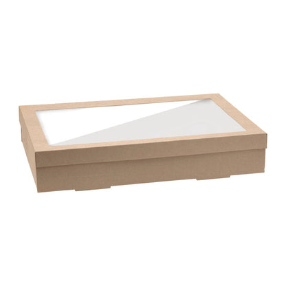 BioPak BioBoard Catering Tray Bases Extra Large (50 Pack) (Pack of 50) • PAS-FY075
