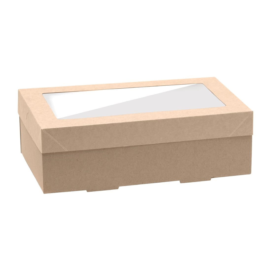 BioPak BioBoard PLA Window Lid for Catering Tray Bases Extra Small (100 Pack) (Pack of 100) • PAS-FY076
