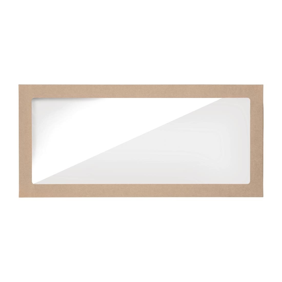 BioPak BioBoard PLA Window Lid for Catering Tray Bases Large (Pack of 50) • PAS-FY079