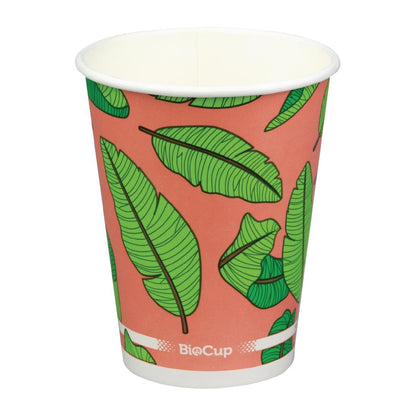 BioPak Paper Cold BioCup 390ml 12oz (1000 Pack) (Recyclable | Mix of 4 bright colours | Pack of 1000) • PAS-FY086