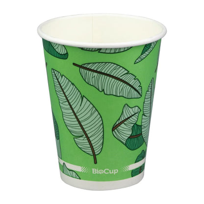 BioPak Paper Cold BioCup 390ml 12oz (1000 Pack) (Recyclable | Mix of 4 bright colours | Pack of 1000) • PAS-FY086