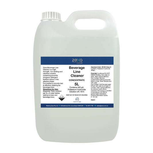 Zexa Beverage Line Cleaner 5Ltr • PAS-FY109
