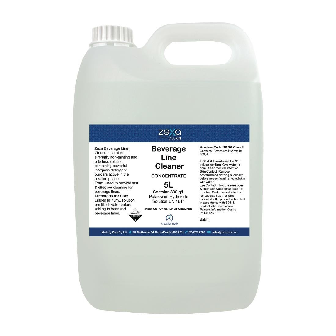 Zexa Beverage Line Cleaner 5Ltr (Pack of 3) • PAS-FY109