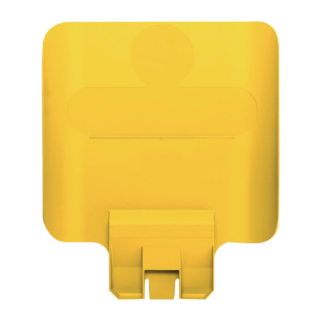 Rubbermaid Slim Jim Recycling Station Yellow Billboard • PAS-FY150