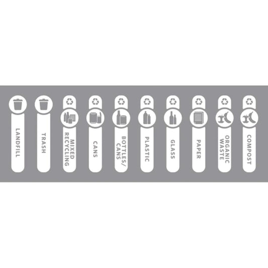 Slim Jim Waste Stream Labels • PAS-FY213