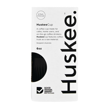 HuskeeCup Cup 6oz 228ml Charcoal (4 Pack) (Pack of 4) • PAS-FY238
