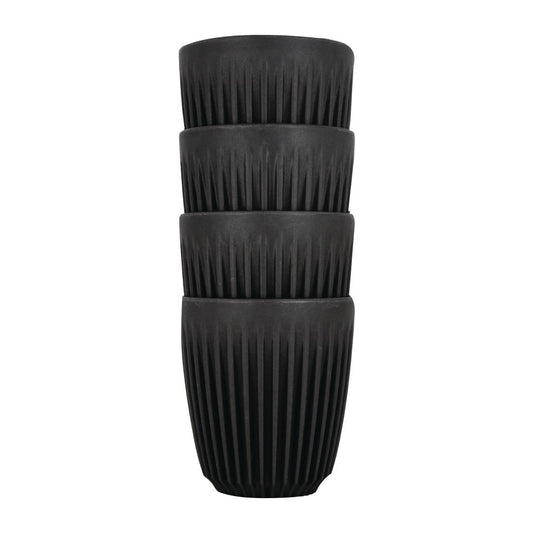 HuskeeCup Cup 8oz 289ml Charcoal (4 Pack) (Pack of 4) • PAS-FY242