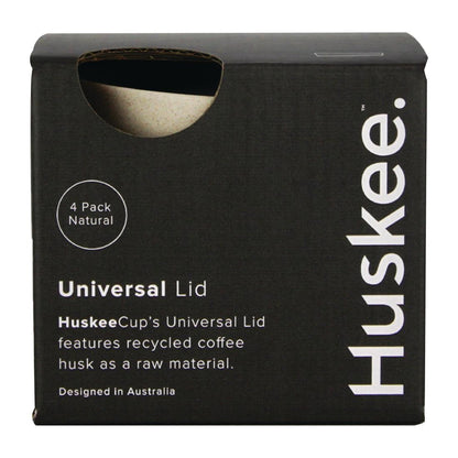 HuskeeCup Universal Lid Natural (Box 4) • PAS-FY254