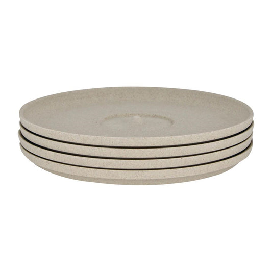 HuskeeCup Universal Saucer Natural (4 Pack) (Box of 4 | Made from coffee husks | Durable and reusable) • PAS-FY258