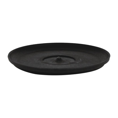 Huskee Saucer for Espresso Cups 3oz Charcoal (4 Pack) (Box of 4 | 3oz | Made from coffee husks | Durable and reusable) • PAS-FY311