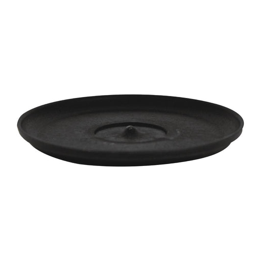 Huskee Saucer for Espresso Cups 3oz Charcoal (4 Pack) (Box of 4 | 3oz | Made from coffee husks | Durable and reusable) • PAS-FY311