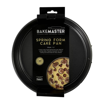 Bakemaster Springform Round Cake Pan Non-Stick - 23x6cm (Bakemaster Springform Round Cake Pan Non-Stick - 23x6cm) • PAS-FY430