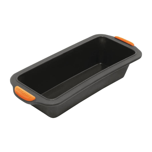 Bakemaster Reinforced Silicone Loaf Pan Grey 24x10x6cm (Bakemaster Reinforced Silicone Loaf Pan Grey 24x10x6cm) • PAS-FY435