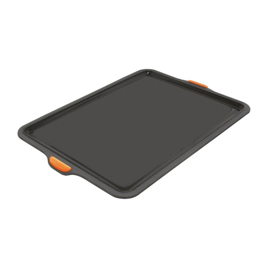 Bakemaster Reinforced Silicone Large Baking Tray Grey - 38x27cm (Bakemaster Reinforced Silicone Large Baking Tray Grey - 38x27cm) • PAS-FY442