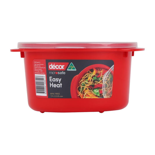 Décor Microsafe Round Food Container 1.5Ltr • PAS-FY467