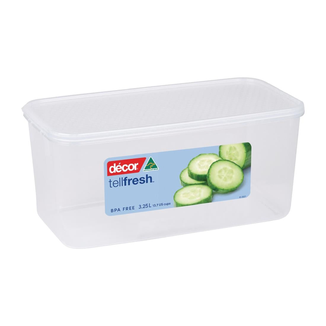 Décor Tellfresh Oblong Storage Container - 3.25Ltr • PAS-FY475