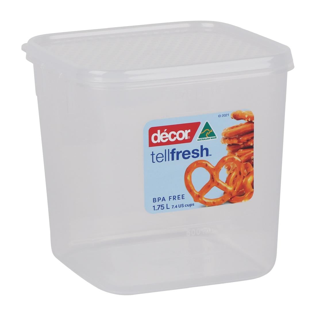 Décor Tellfresh Square Storage Container - 1.75Ltr • PAS-FY476