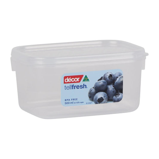 Décor Tellfresh Oblong Storage Container - 500ml • PAS-FY486
