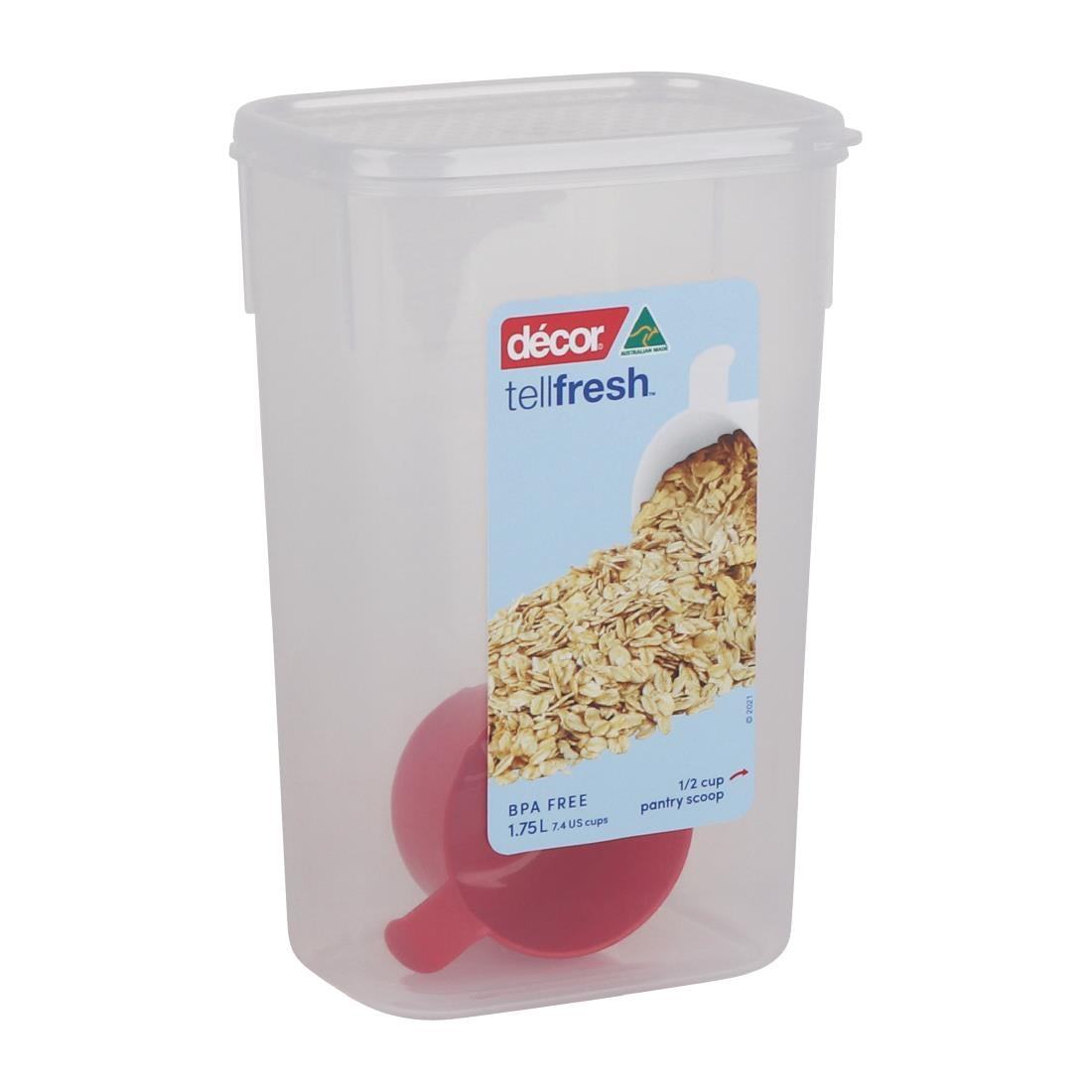 Décor Tellfresh Tall Oblong Storage Container - 1.75Ltr • PAS-FY490