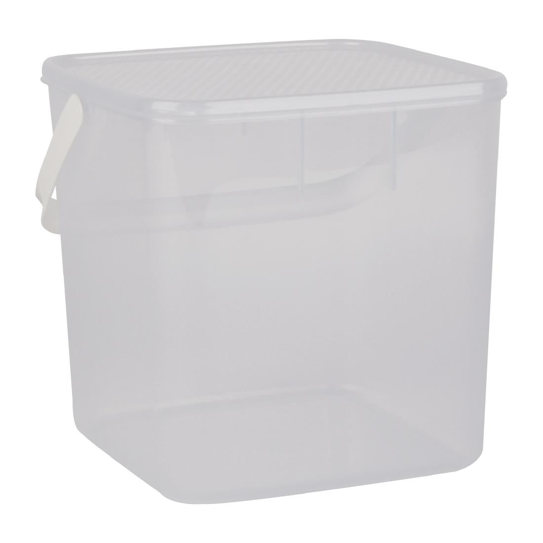 Décor Tellfresh Super Storer Square White Storage Container w/ Handle - 8.5Ltr • PAS-FY494